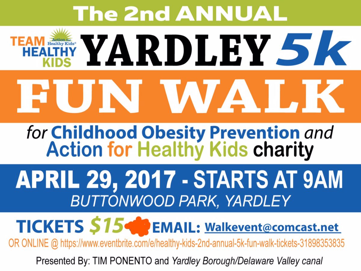 Healthy Kids Walk in Yardley – 4/29/17